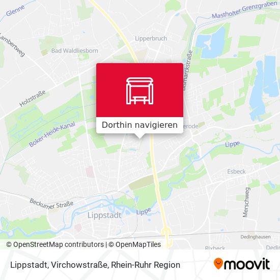 Lippstadt, Virchowstraße Karte