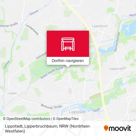 Lippstadt, Lipperbruchbaum Karte