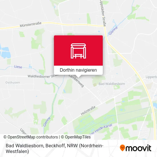 Bad Waldliesborn, Beckhoff Karte