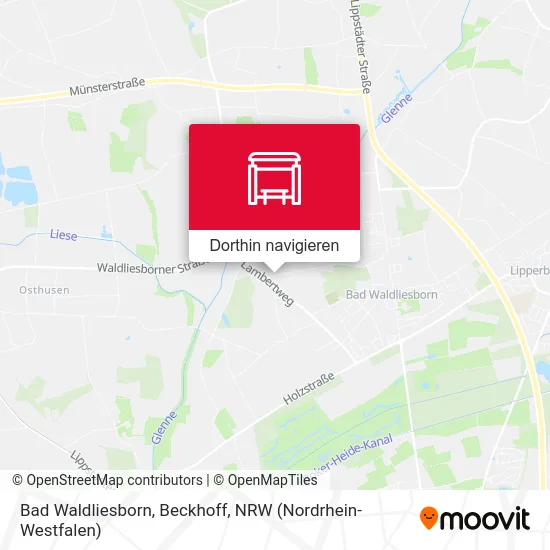 Bad Waldliesborn, Beckhoff Karte