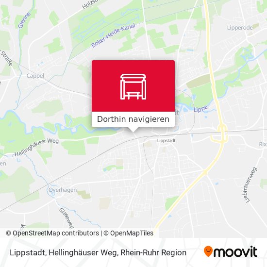 Lippstadt, Hellinghäuser Weg Karte