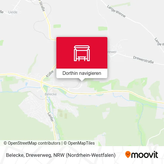 Belecke, Drewerweg Karte