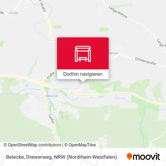 Belecke, Drewerweg Karte