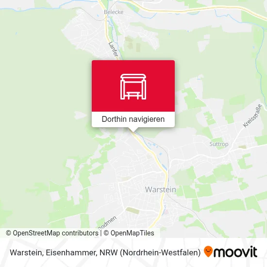 Warstein, Eisenhammer Karte