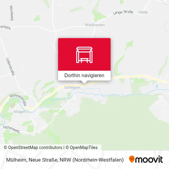 Mülheim, Neue Straße Karte