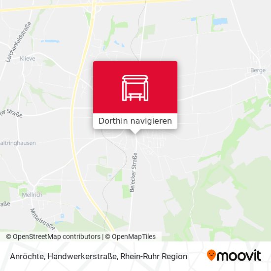 Anröchte, Handwerkerstraße Karte
