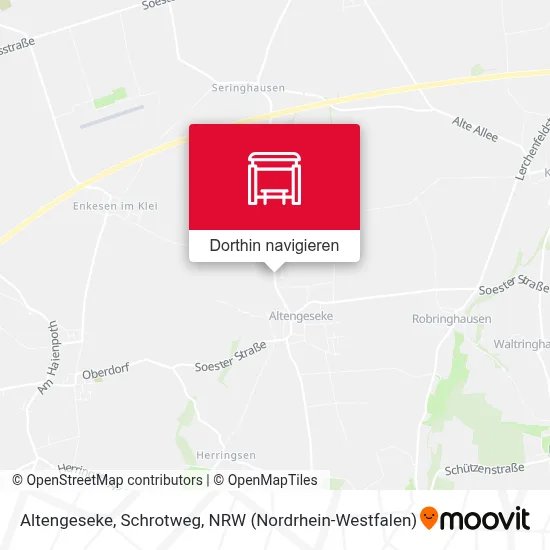 Altengeseke, Schrotweg Karte
