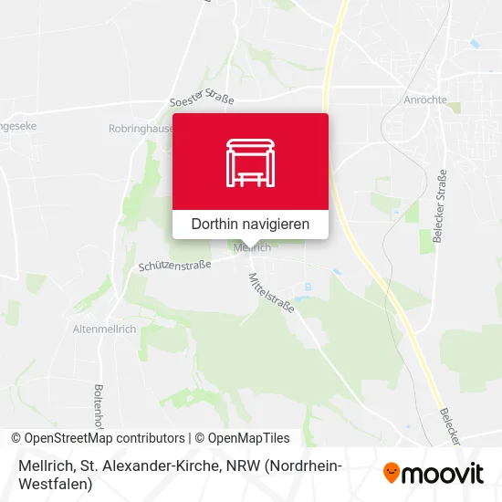 Mellrich, St. Alexander-Kirche Karte