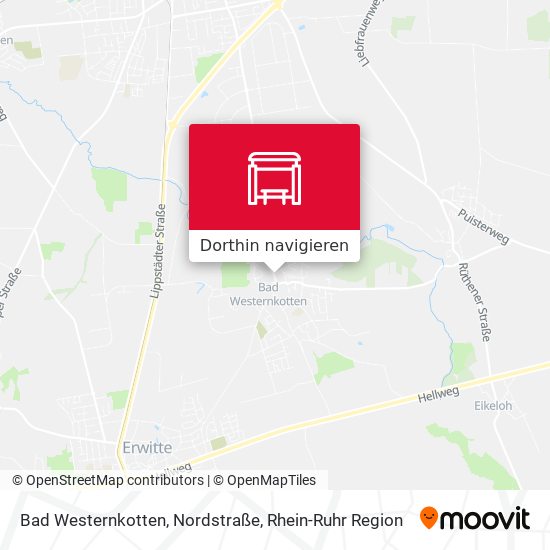 Bad Westernkotten, Nordstraße Karte