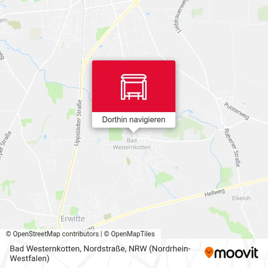 Bad Westernkotten, Nordstraße Karte