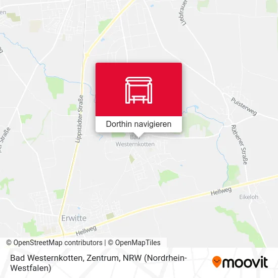 Bad Westernkotten, Zentrum Karte