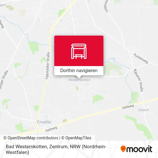 Bad Westernkotten, Zentrum Karte