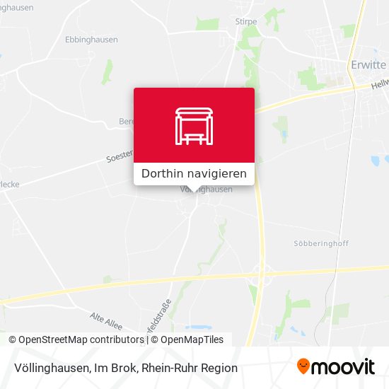 Völlinghausen, Im Brok Karte