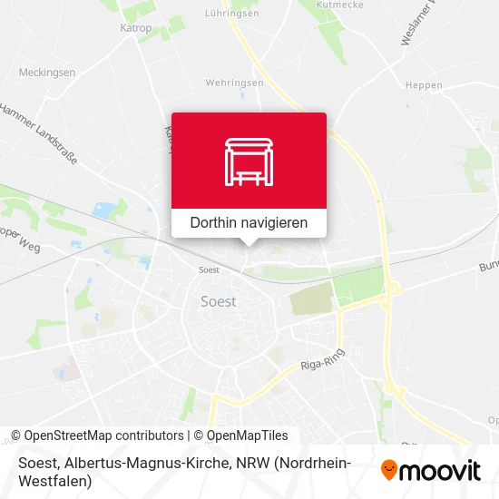 Soest, Albertus-Magnus-Kirche Karte