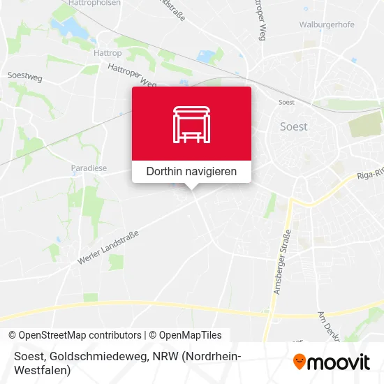 Soest, Goldschmiedeweg Karte