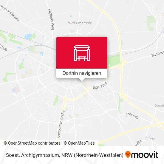 Soest, Archigymnasium Karte