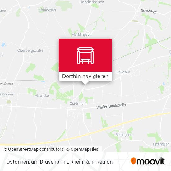 Ostönnen, am Drusenbrink Karte