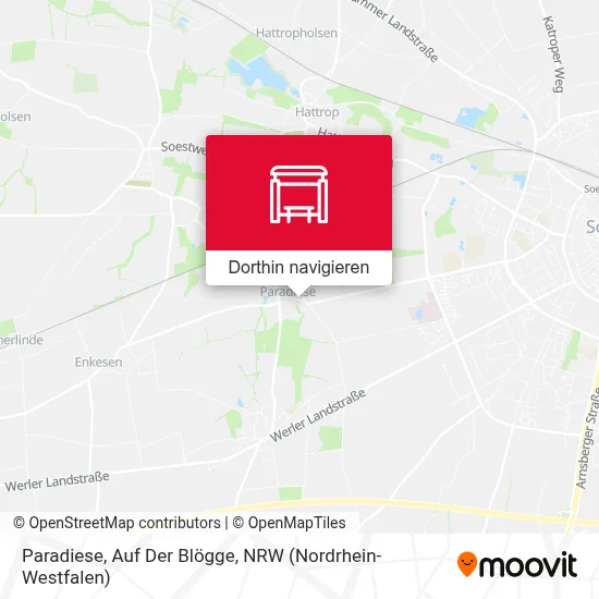 Paradiese, Auf Der Blögge Karte