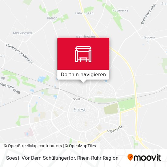 Soest, Vor Dem Schültingertor Karte