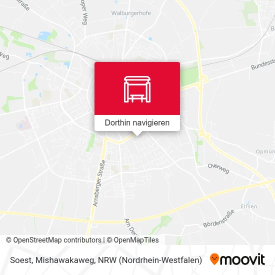 Soest, Mishawakaweg Karte