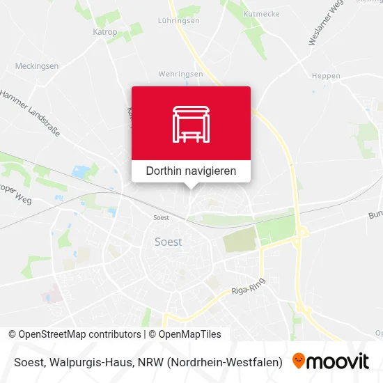 Soest, Walpurgis-Haus Karte