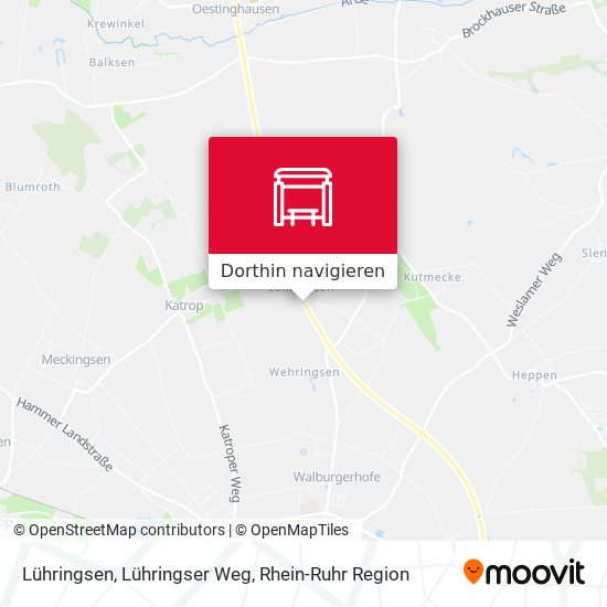 Lühringsen, Lühringser Weg Karte
