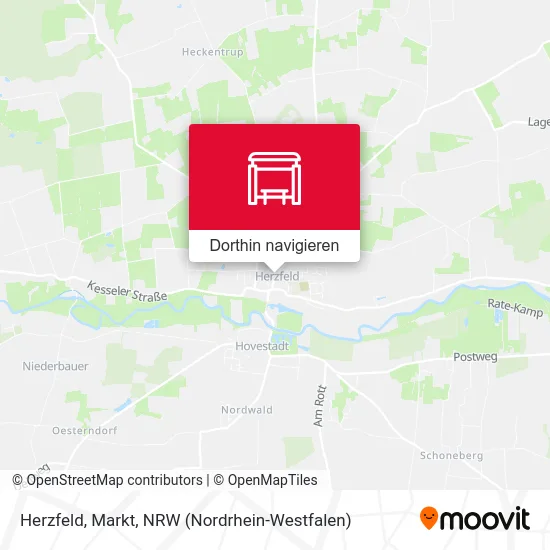 Herzfeld, Markt Karte