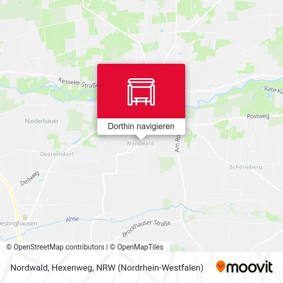 Nordwald, Hexenweg Karte