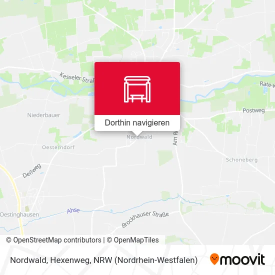 Nordwald, Hexenweg Karte