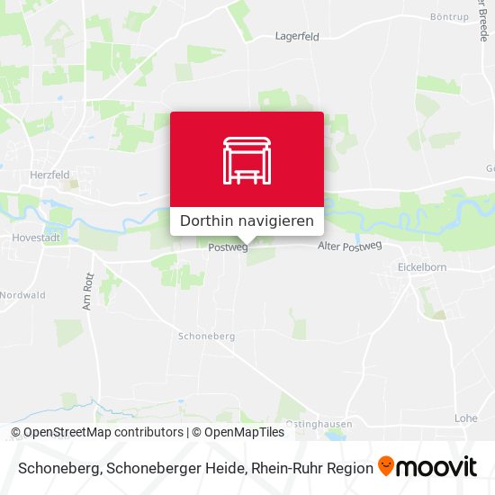 Schoneberg, Schoneberger Heide Karte