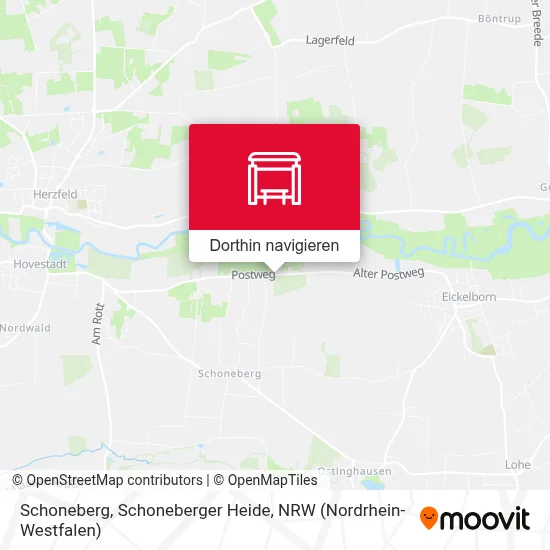Schoneberg, Schoneberger Heide Karte