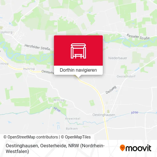 Oestinghausen, Oesterheide Karte