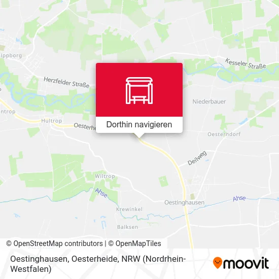 Oestinghausen, Oesterheide Karte