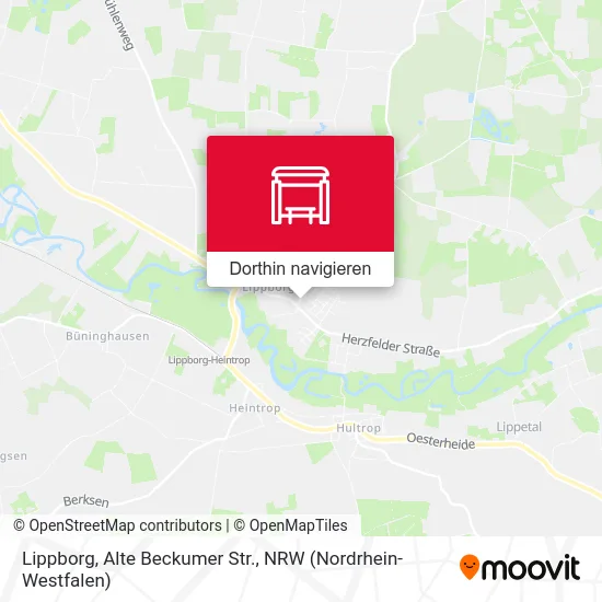 Lippborg, Alte Beckumer Str. Karte