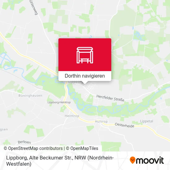 Lippborg, Alte Beckumer Str. Karte