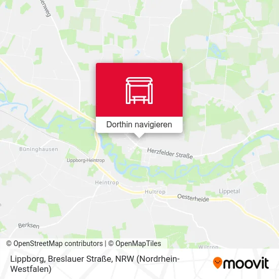 Lippborg, Breslauer Straße Karte