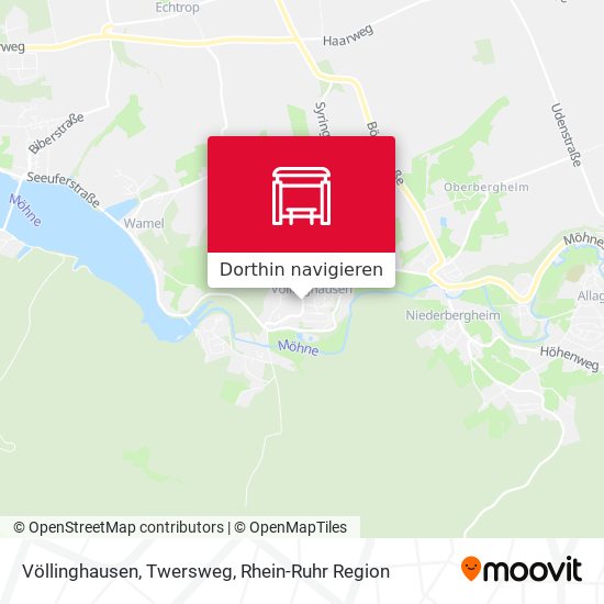 Völlinghausen, Twersweg Karte