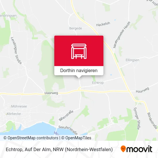 Echtrop, Auf Der Alm Karte