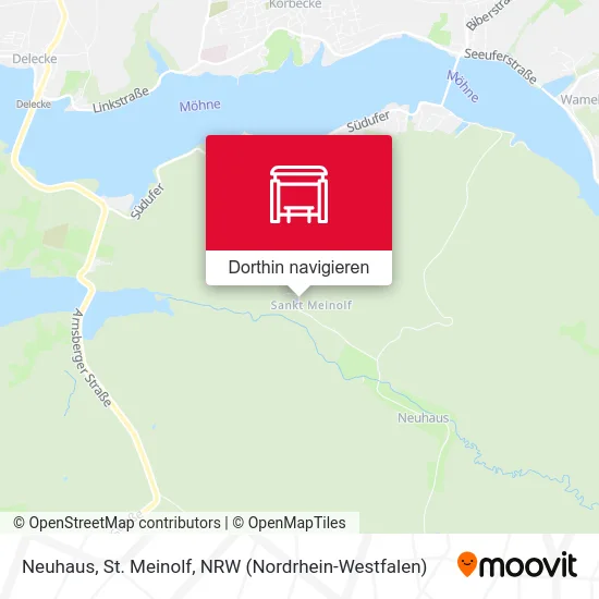 Neuhaus, St. Meinolf Karte