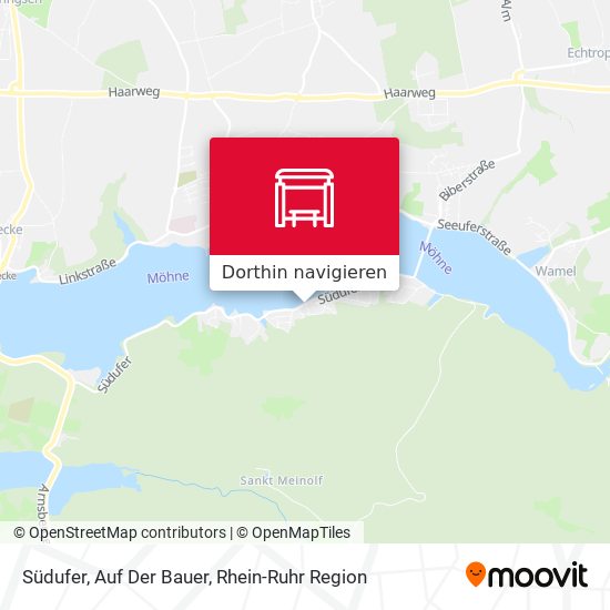 Südufer,  Auf Der Bauer Karte