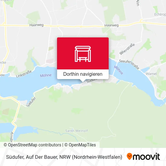 Südufer,  Auf Der Bauer Karte