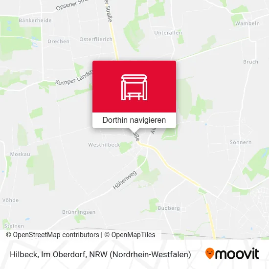 Hilbeck, Im Oberdorf Karte