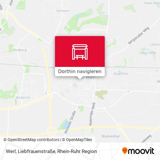 Werl, Liebfrauenstraße Karte