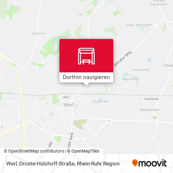 Werl, Droste-Hülshoff-Straße Karte