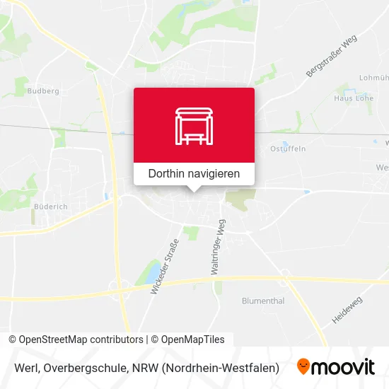 Werl, Overbergschule Karte