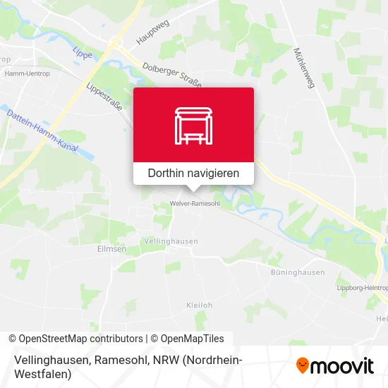 Vellinghausen, Ramesohl Karte