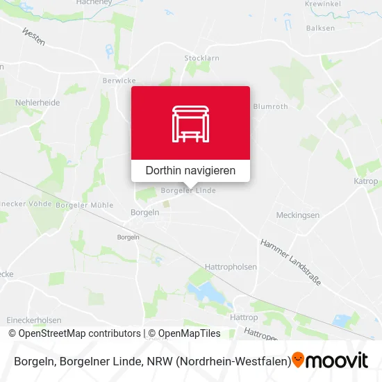 Borgeln, Borgelner Linde Karte