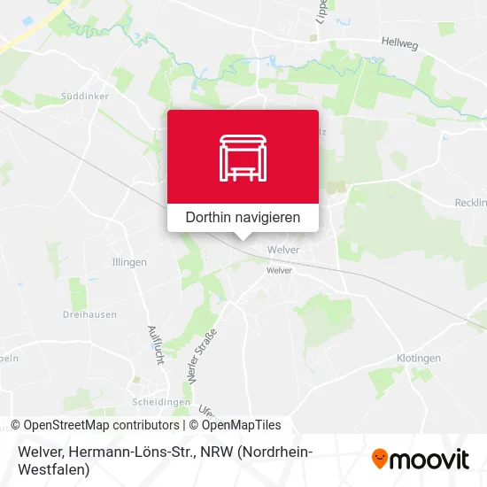 Welver, Hermann-Löns-Str. Karte