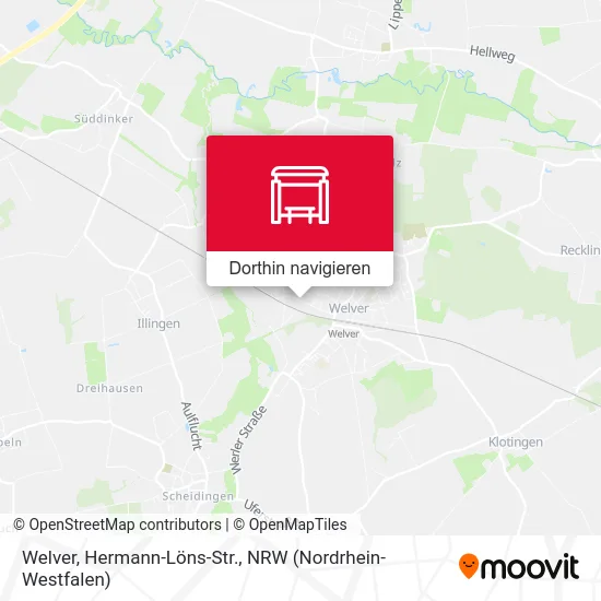 Welver, Hermann-Löns-Str. Karte