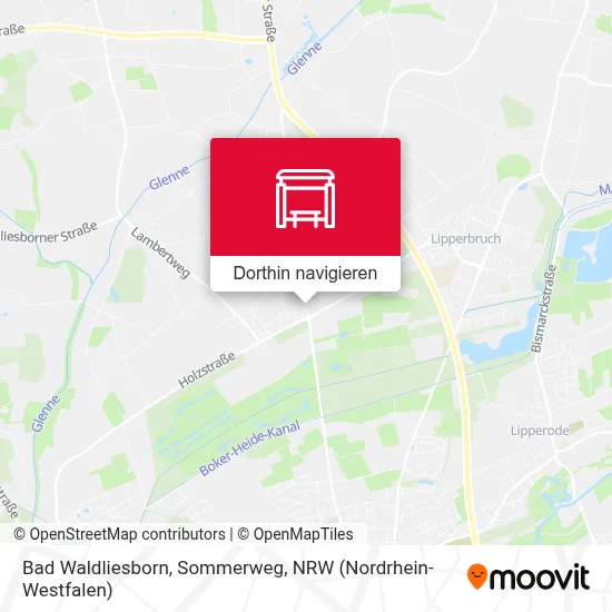 Bad Waldliesborn, Sommerweg Karte